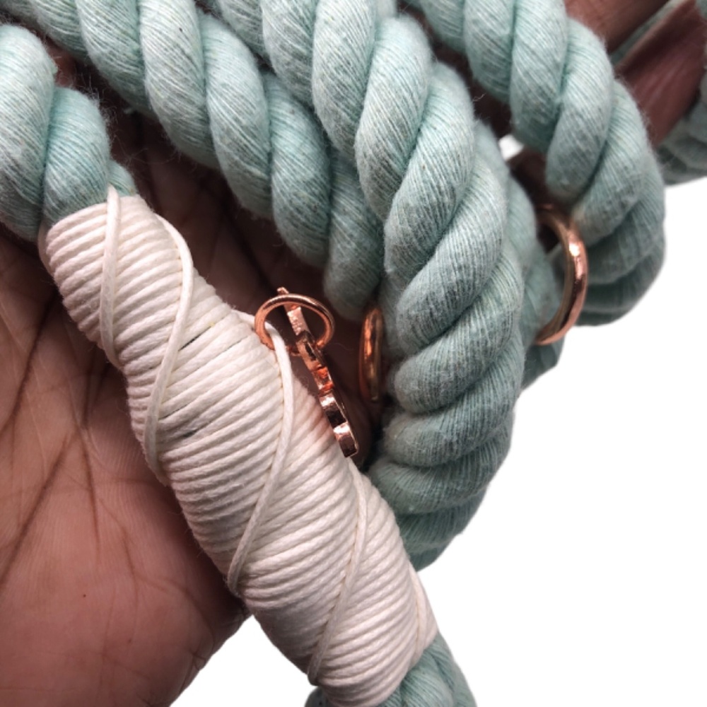 DOG ROPE LEASH Sassy Woof Hands-Free Rope Cord Leash 7ft - Picture 9 of 14